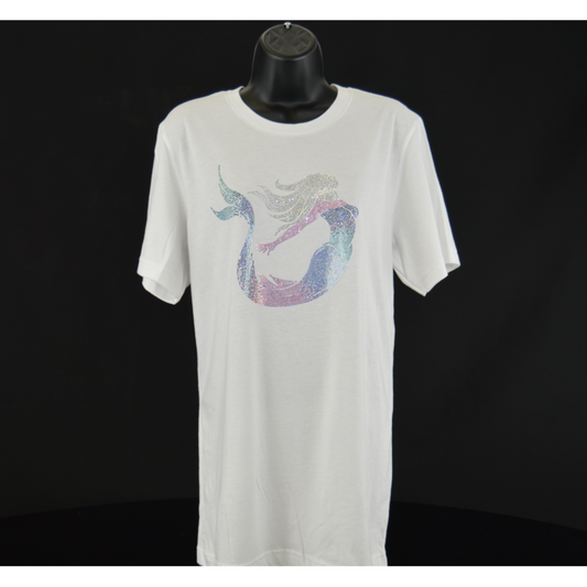 Mermaid Rhinestone T Shirt, Rhinestone Hoodie