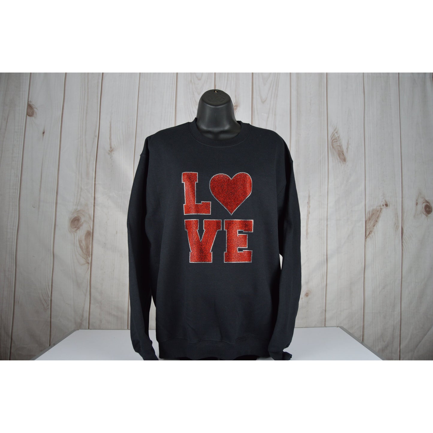 Valentine sweatshirt  bling Love Shirt bedaBedazzled Valentine sweatshirt  bling Love Shirt bedazzled Gift for her for myself Gift for my valentinezzled Gift for her for myself Gift for my valentine