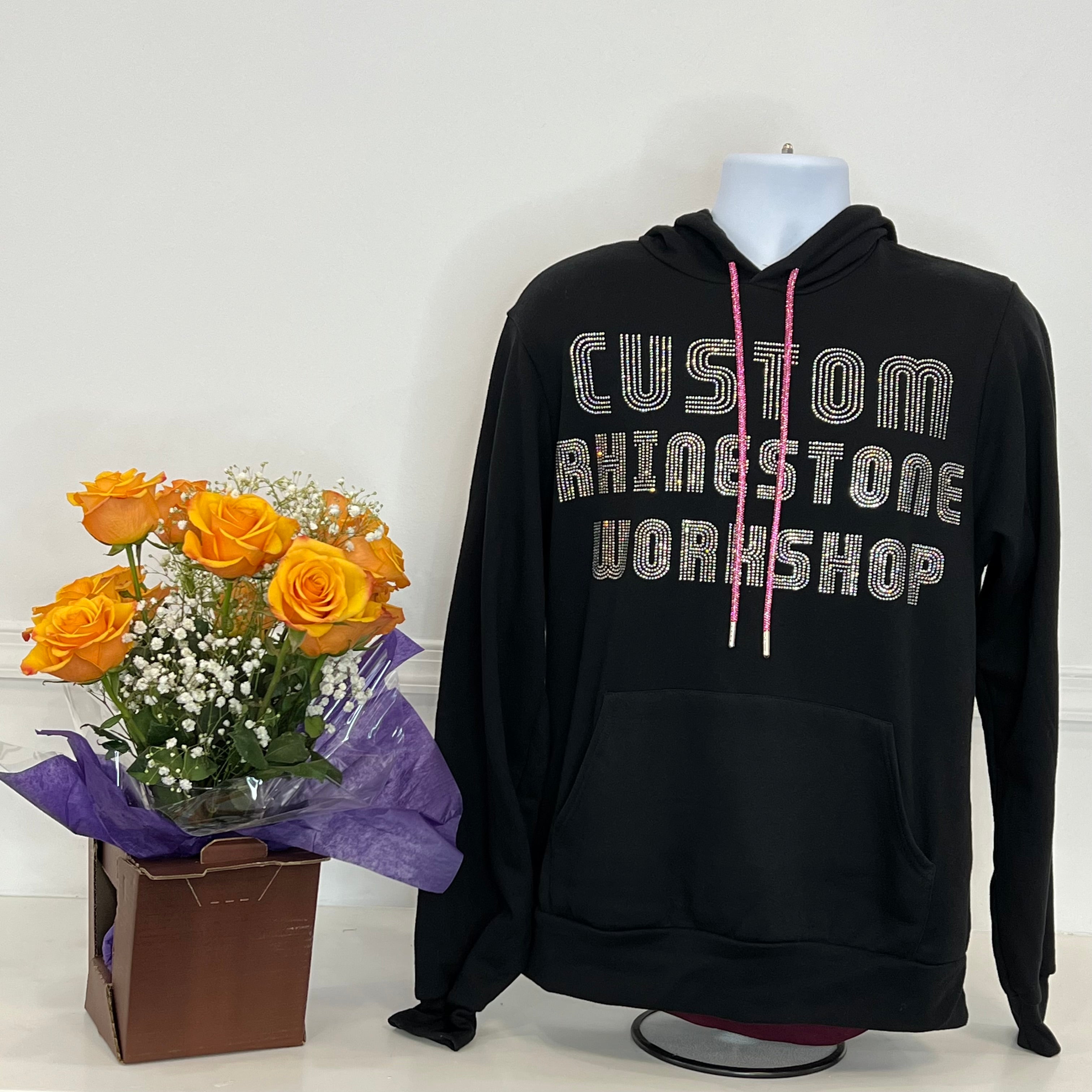 Custom hoodie hot sale string