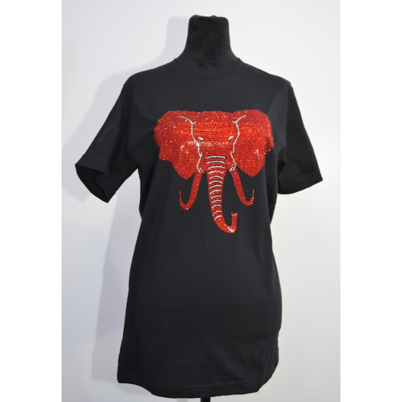 Delta ELEPHANT Rhinestone T-shirt (DST), Rhinestone Hoodie