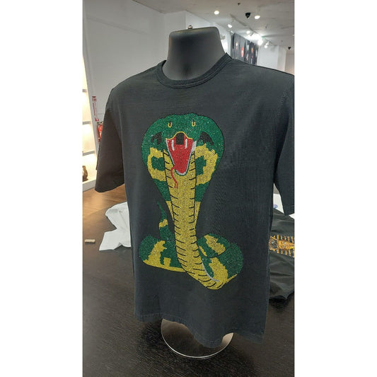 Cobra design Rhinestone T-Shirt, Rhinestone Hoodie