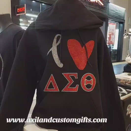 DST Love Sweatshirt Delta Sigma Theta Love Sorority Shirt Delta Girl DST hoodie